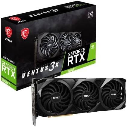 Видео карта MSI 3070 TI Ventus 3x