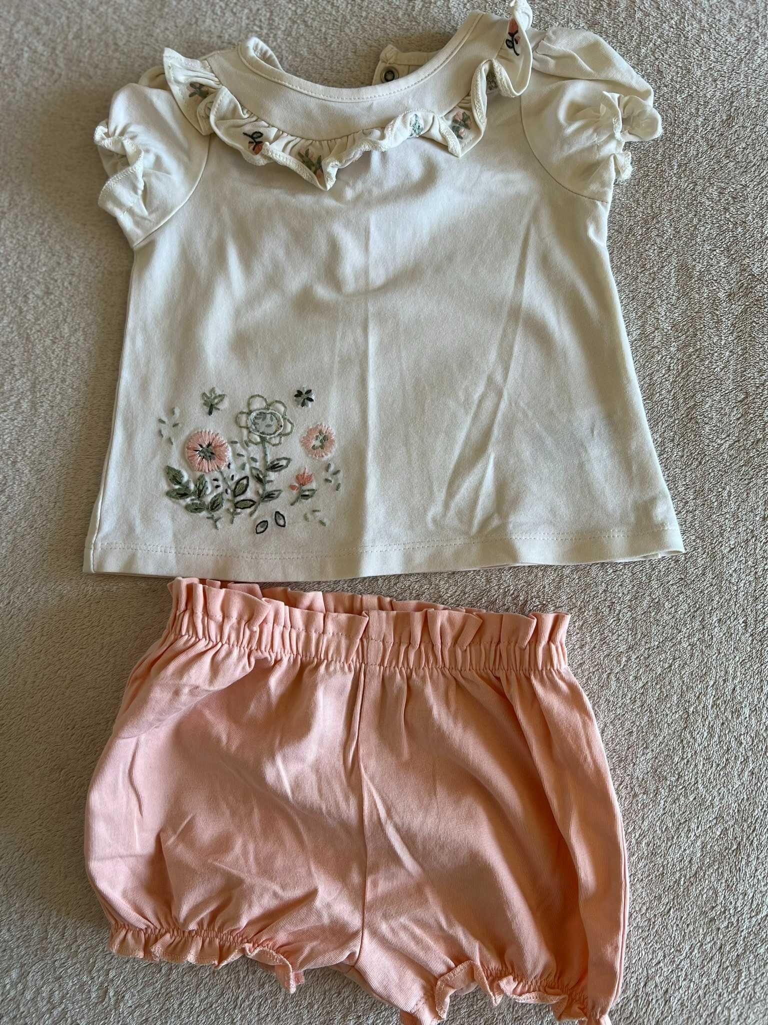 Next сет блузка и долничка за възраст 3-6 месеца като нови