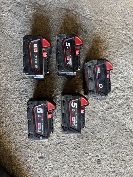 Vand acumulatori milwaukee m18 5 ah
