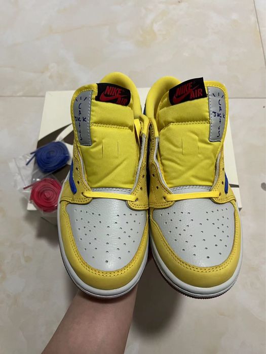 Air Jordan 1 Retro Low OG SP Travis Scott Canary