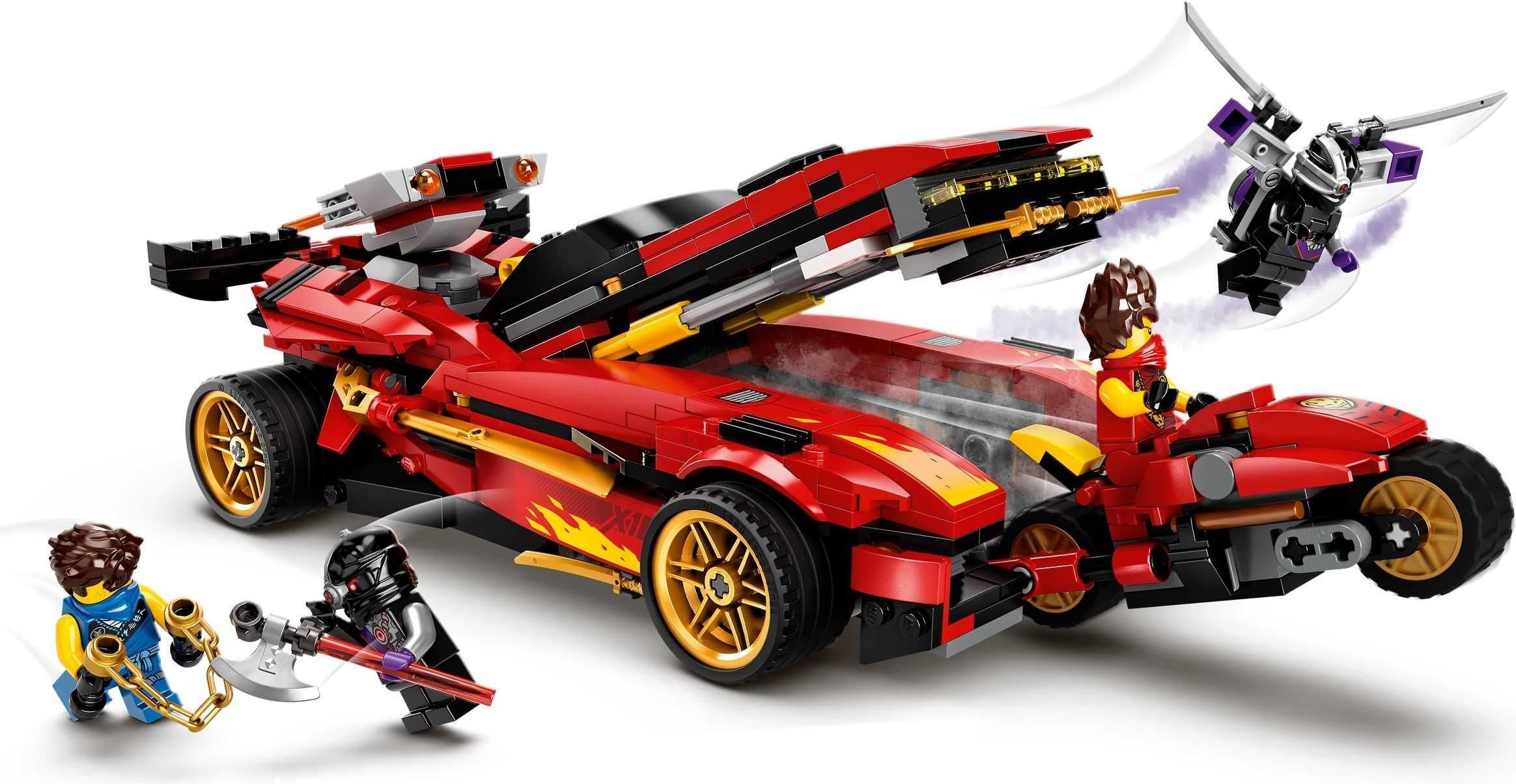 LEGO NINJAGO 71737 - masina X-1 Ninja Charger - NOU sigilat