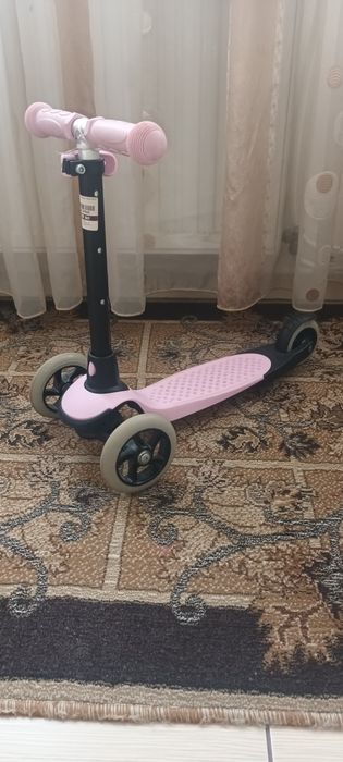 Trotinetă cu 3 roți Frozen+trotinetă roz