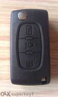 Кутийка ключ Пежо/Peugeot 107, 207, 307, 308, 407, 408, 607,expert
