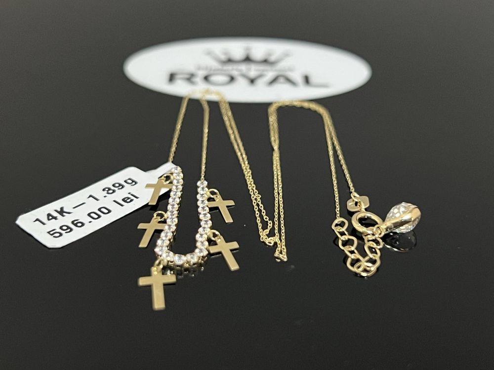Bijuteria Royal CB : Lănțișor damă aur 14k 585 1,39gr