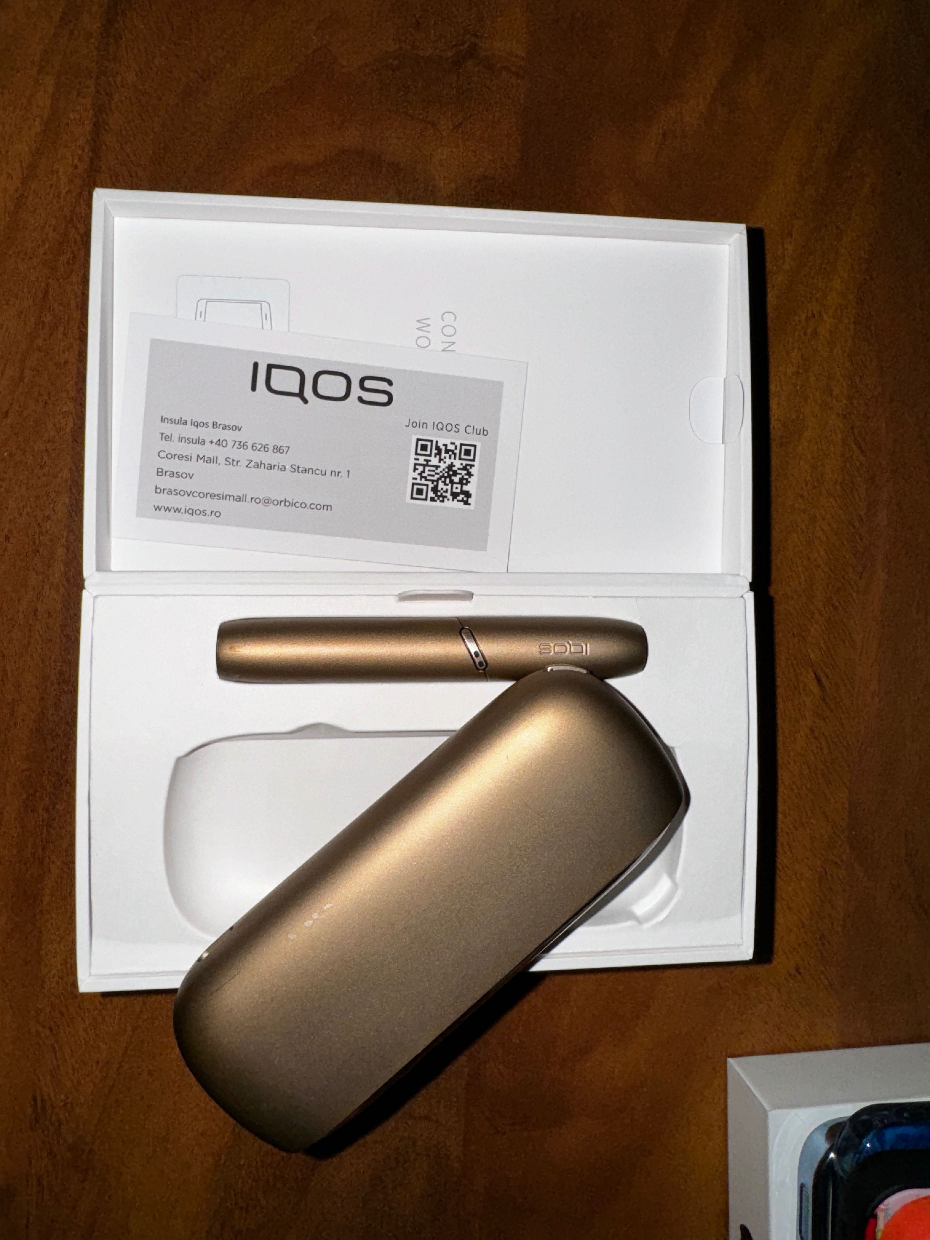 Iqos 3 Duo gold.