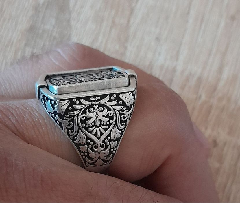 Мужское перстень из Турции заводской