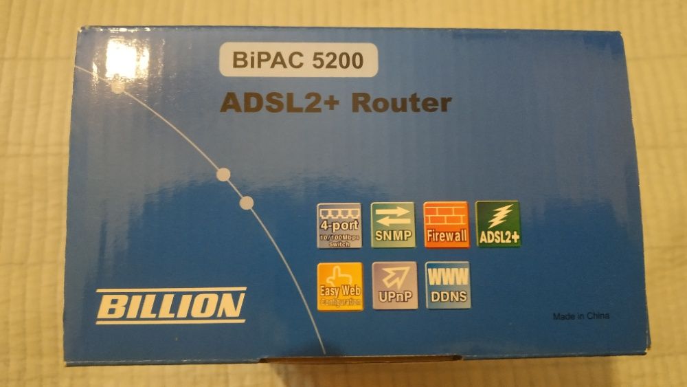 ADSL роутер billion bipac 5200.Новый