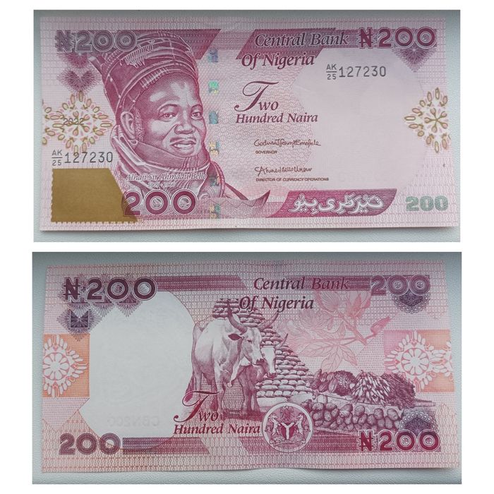 Set bancnote Naira din Nigeria
