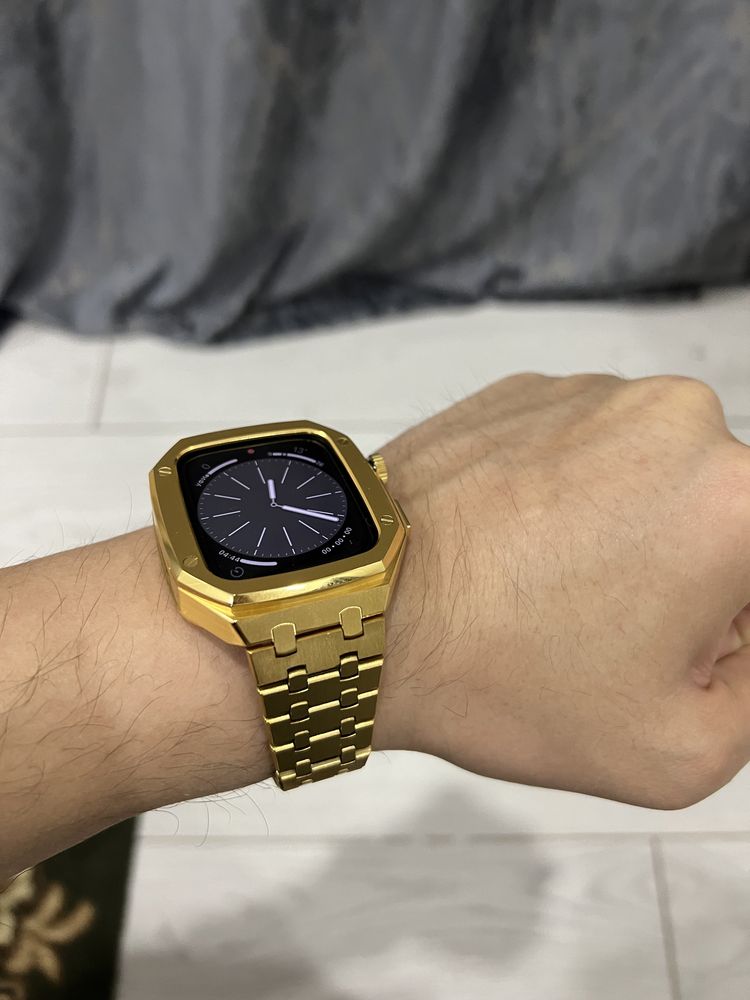 Комплект для часов Apple Watch 8 7 45 мм 44 мм, Роскошный аксессуар