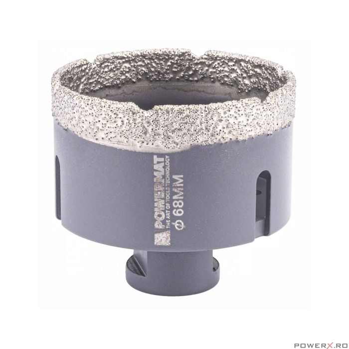 Set 12 piese freze diamantate si adaptor M14/HEX, Powermat