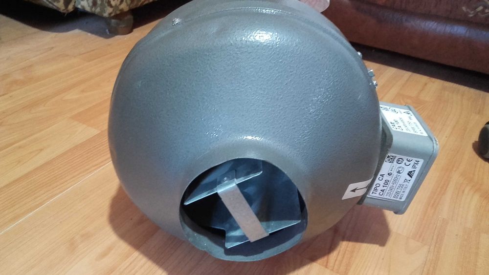 Ventilator industrial in linie, Ep Spa, Turbo 200, D.200 mm, 1050 mc/h