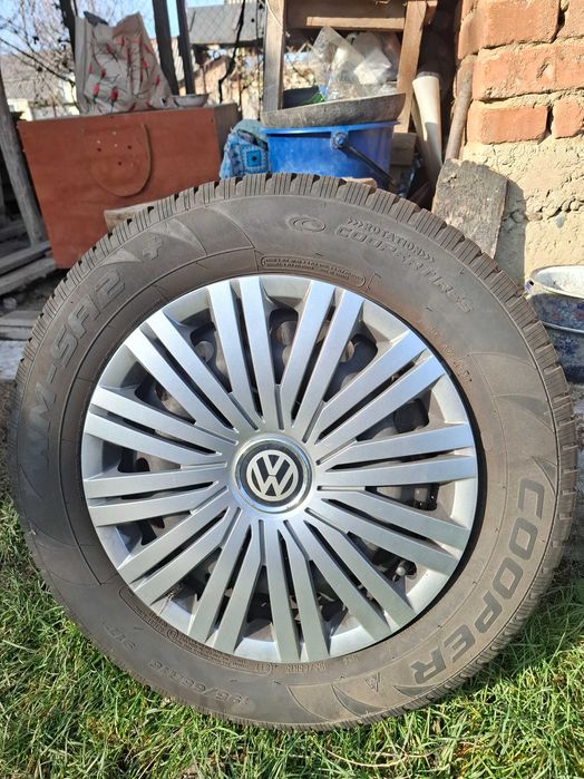 Anvelope iarna cu genti tabla vw