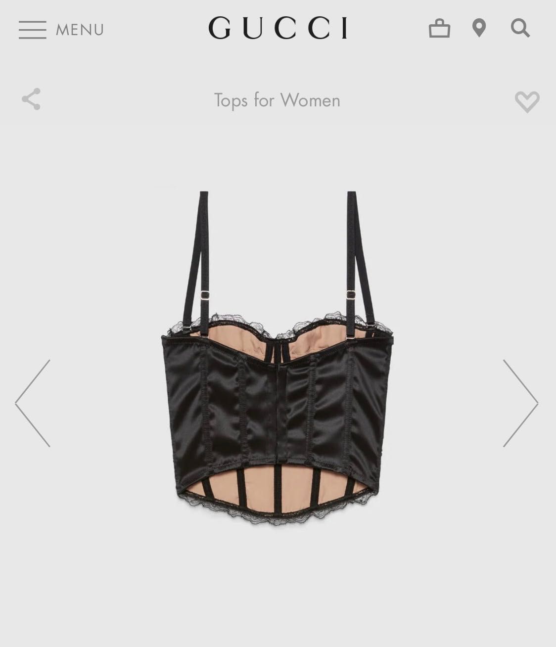 Gucci колан и бюстие