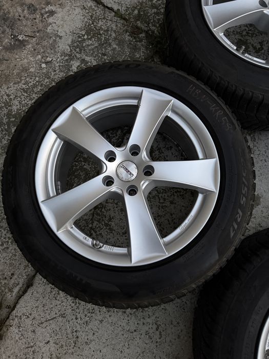Roți R17 volkswagen, Audi cu anvelope iarnă pirelli
