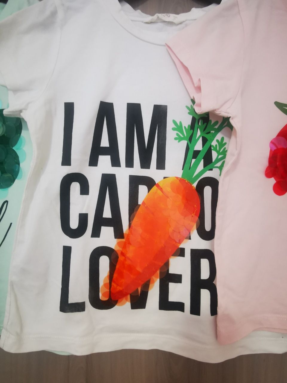 Lot tricouri Mango, pentru fetite 4-5 ani