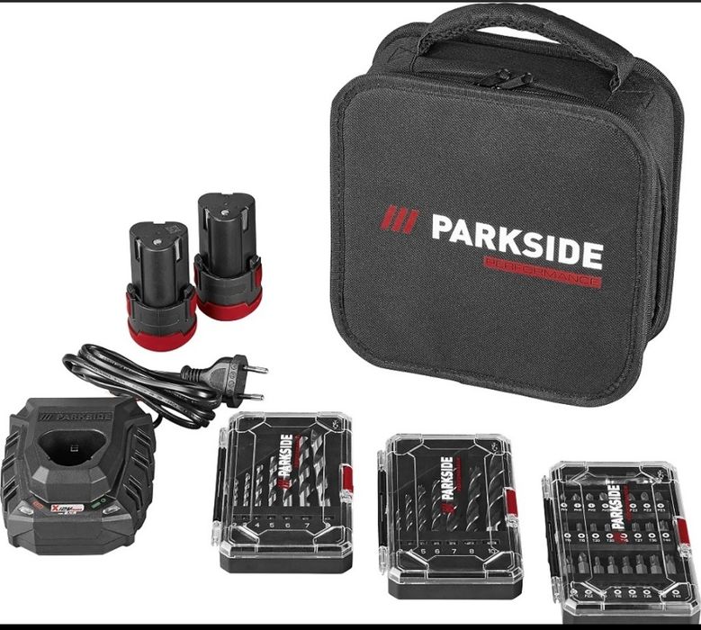 Set Filetantă/Masina de gaurit si insurubat PARKSIDE Performance 12V