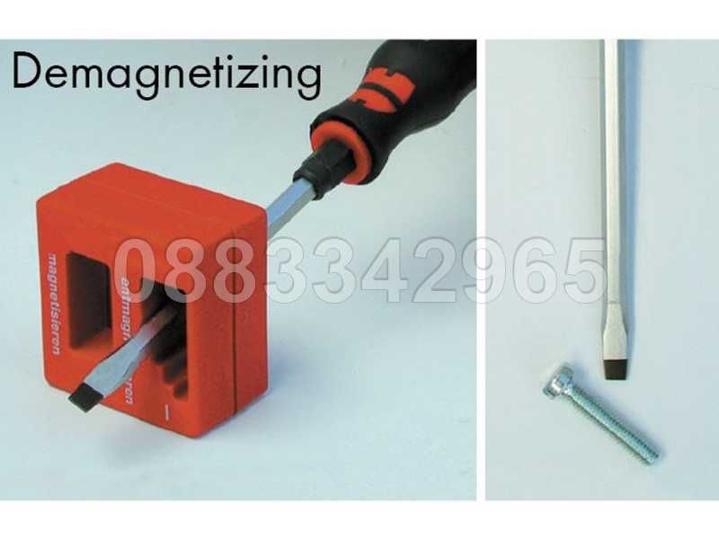 НОВИ! Магнетизатор и демагнетизатор за отвертки / метални частици