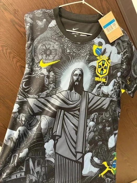 Tricou Brasil Brazilia Jesus Isus S/M/L/XL nou/new