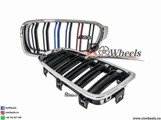 Grila BMW Chrome TRI culor bmw seria3 F30 F31
