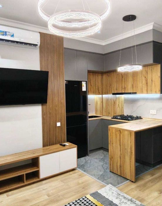 Новостройка ЖК Кох Ота 2 комнатная переделанная в 3 Анхор Парк