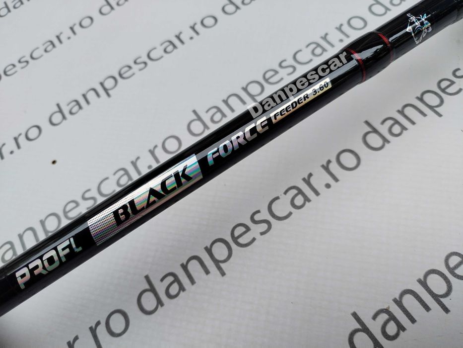 Lanseta PRO FL Black FORCE FEEDER 3,60m 180 grane 3 varfuri