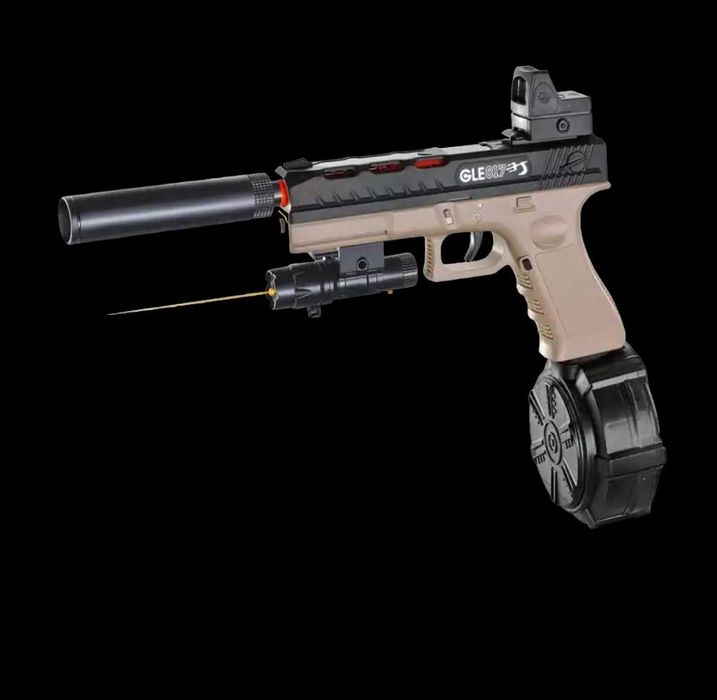 Пистолет, електрическо бластерно оръжие, играчка за стрелба