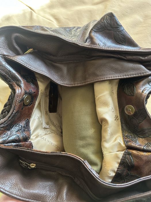 Geanta din piele naturala Hobo Mimi de la Cuoieria Fiorentina, Italia