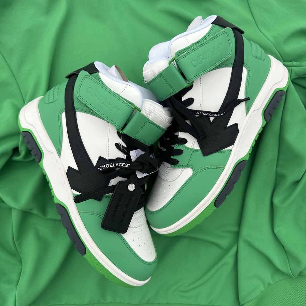 Off-White Out Of Office Mid Green Black