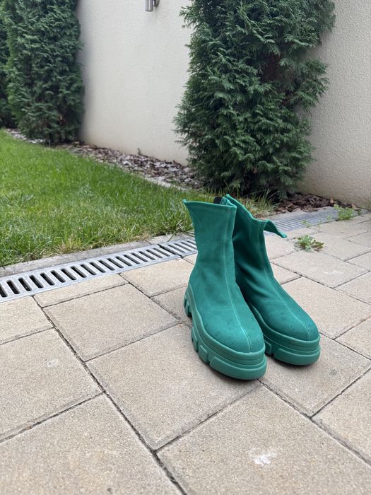 Дамски Обувки / боти  Reserved зелени