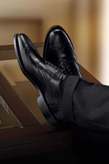 Pantofi oxford brogue41.5 42 lucrati manual Lavoratione Artigianale