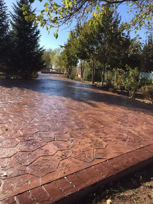 Beton amprentat si elicopterizat