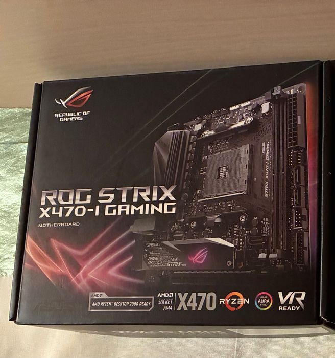 Placa de baza AM4 Asus ROG STRIX X470i ITX AC(se da impreuna cu KIT)