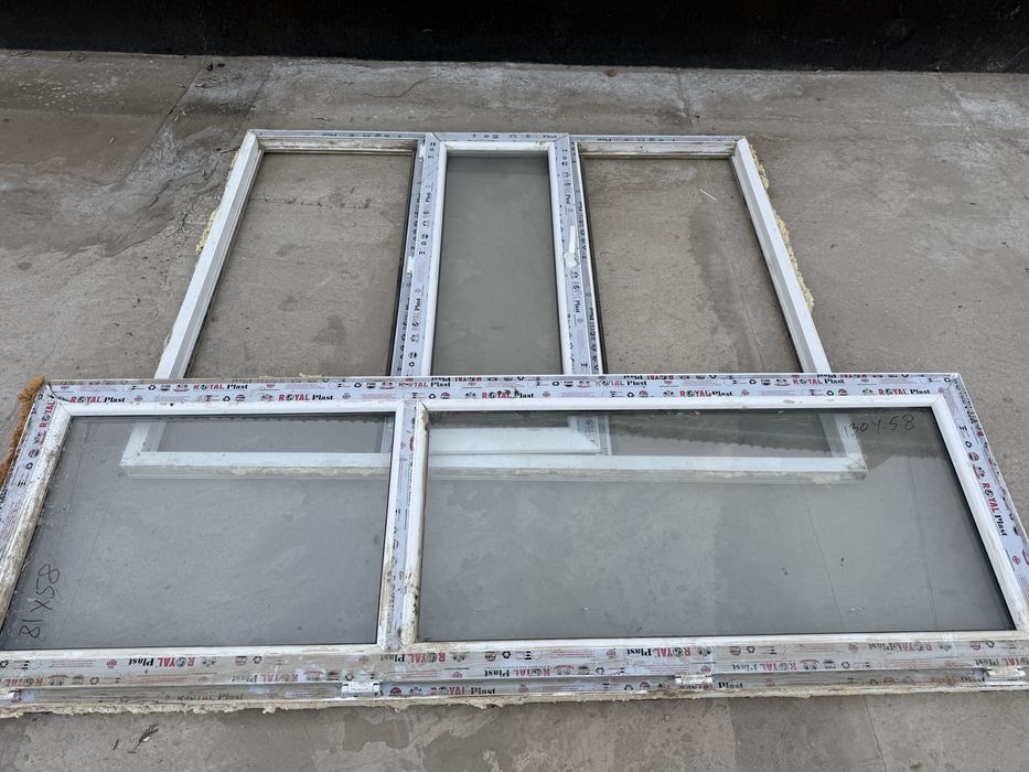 Пластиковые окна низкие цены, Фурнитурасы бар, жақсы күйде. Келісеміз!