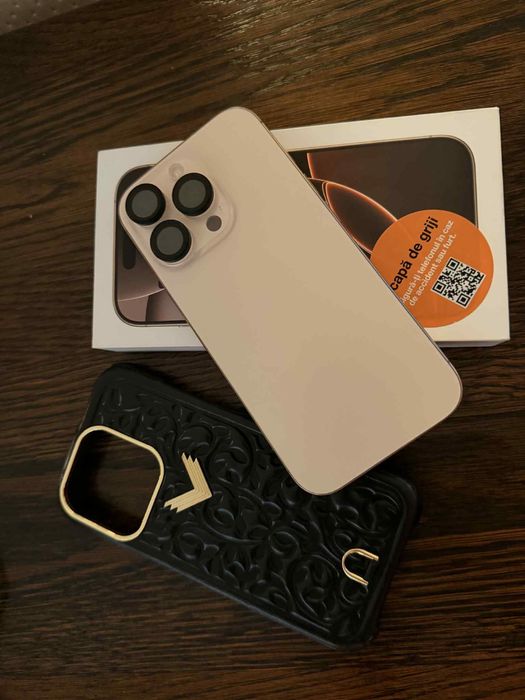 Apple iphone 16 pro Desert titanium 512 GB ca nou