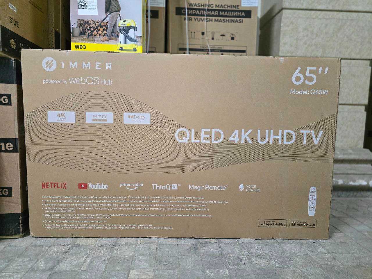 Телевизор IMMER 43/55/65/75/86/98 Smart webOS GoogleTV QLED Mini LED