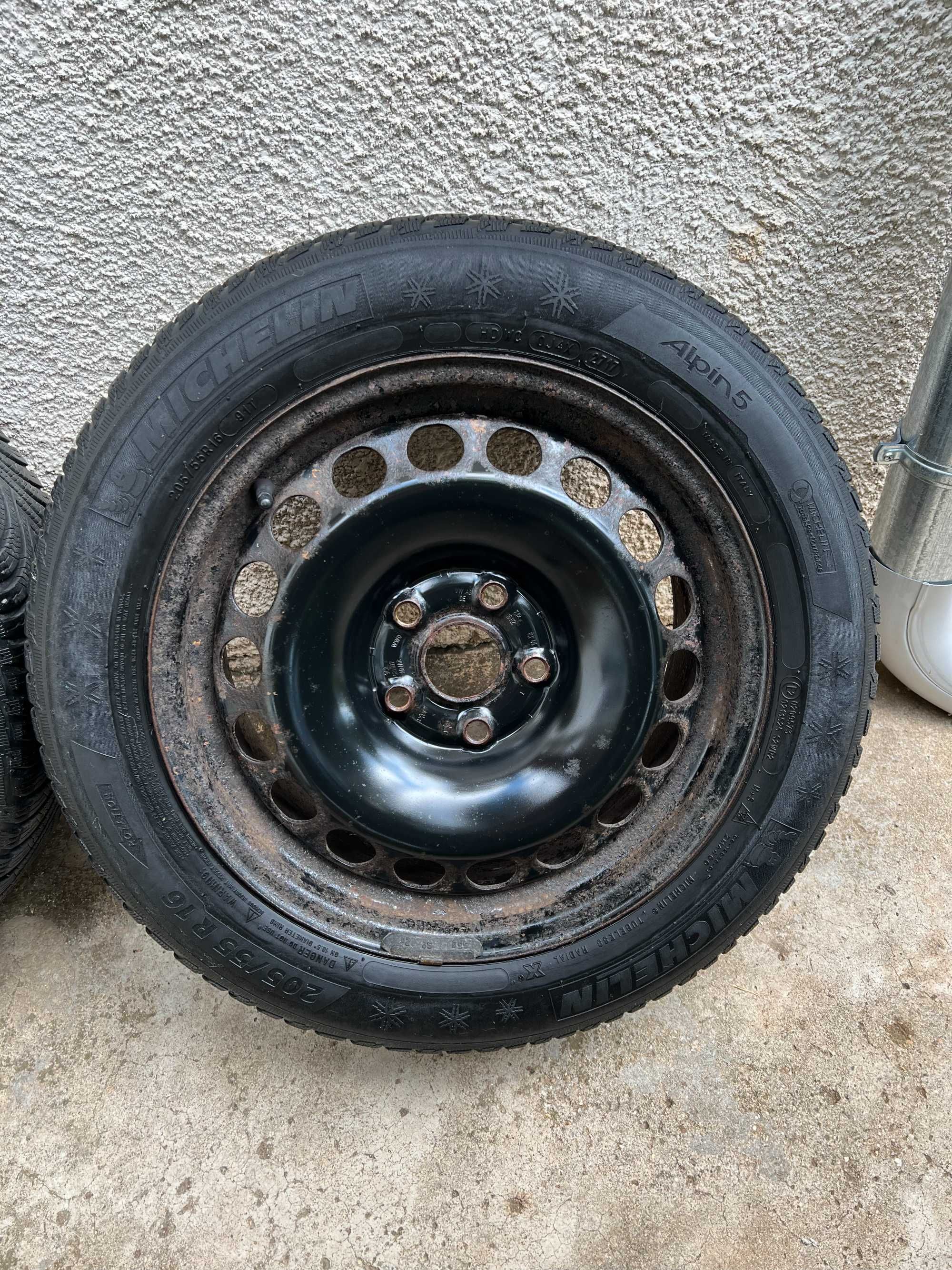 Джанти 16-ки с гуми за VW AUDI SKODA SEAT 5x112