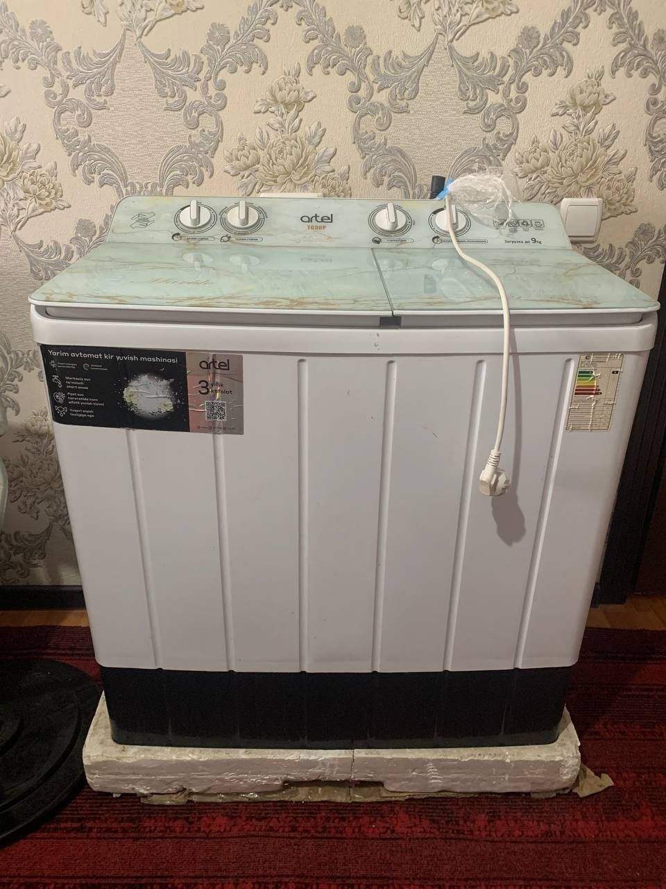 Artel kir yuvish mashinasi 9 kg
