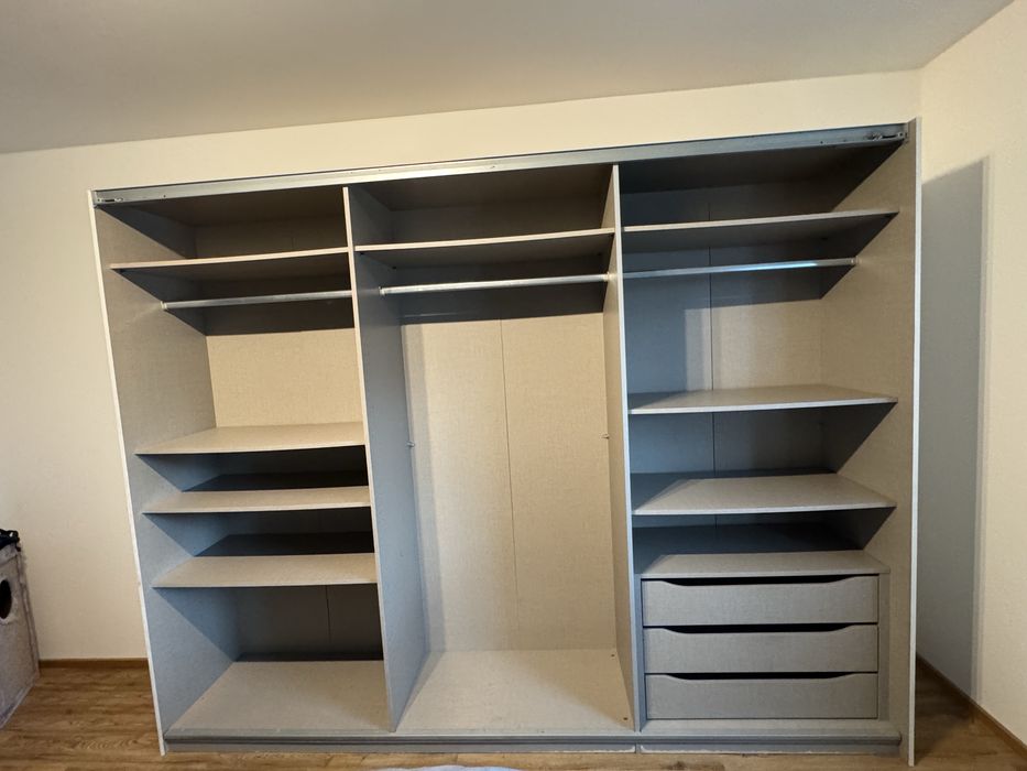 Dressing/Dulap 270/210/63 cm 2 usi culisante alb