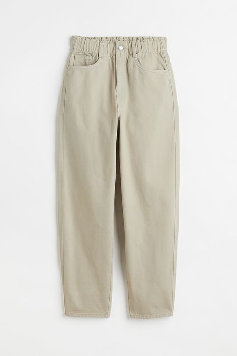 Pantaloni twill bej H&M