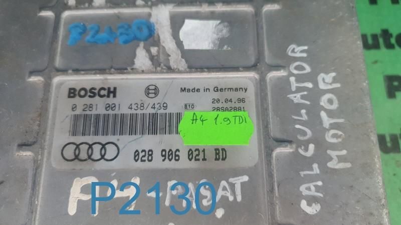 Calculator ecu Audi A4 1994-2001 8D2, B5 0281001438