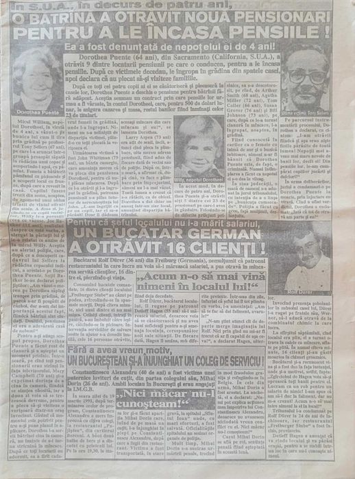 Tablouri,ziare vechi