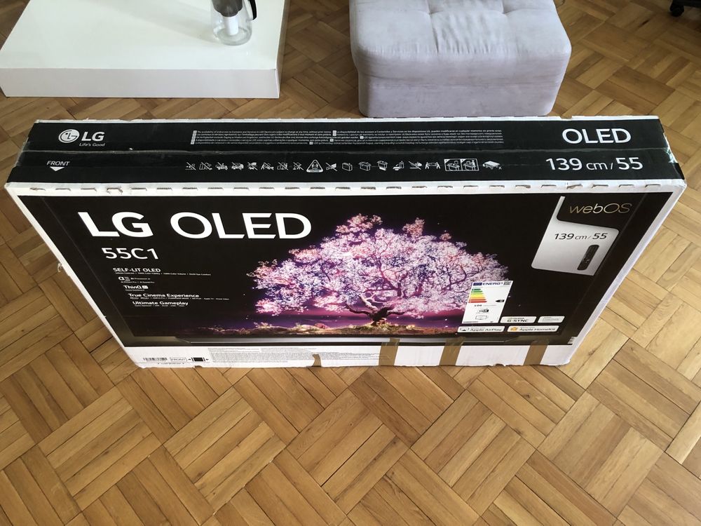 LG OLED 55C1 – 55 инча, нов, разопакован, не е използван