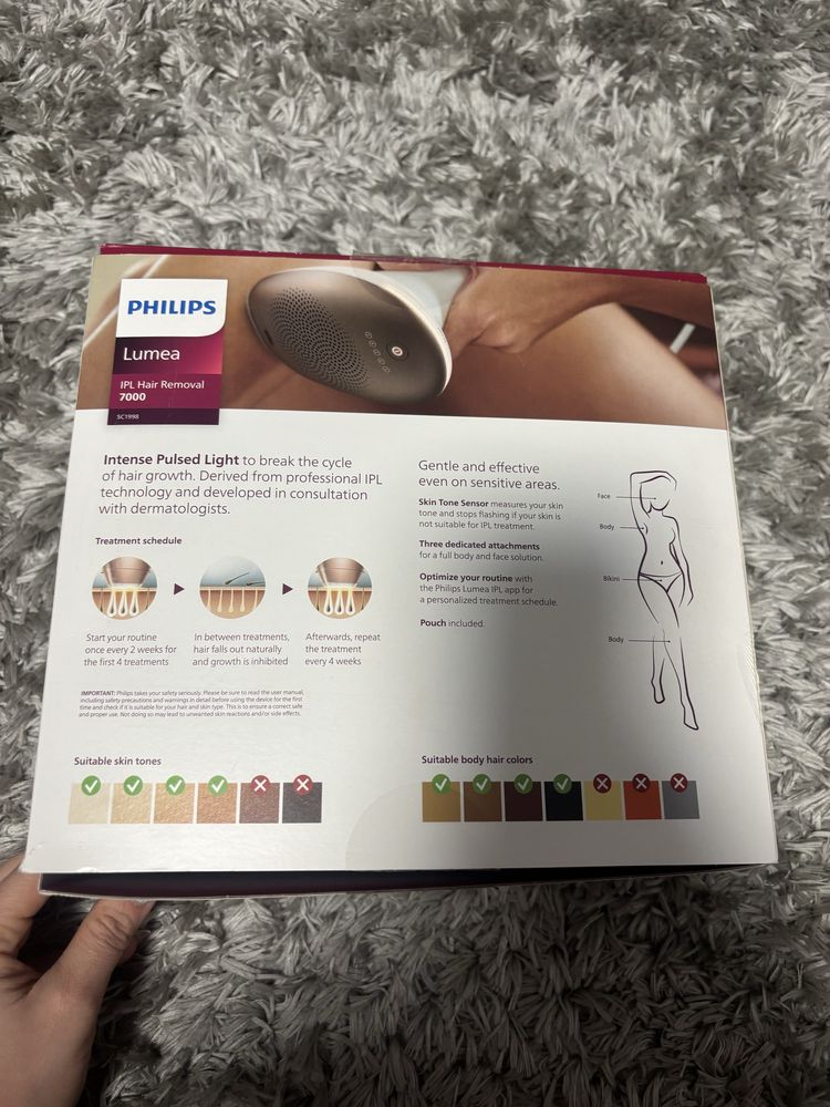 Фотоепилатор Philips Lumea Advanced SC1998/00