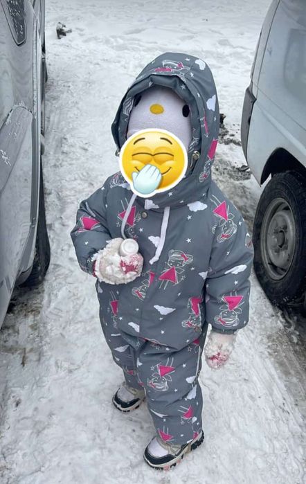 Теплый зимний комбинезон Lessye на 3 года 98см