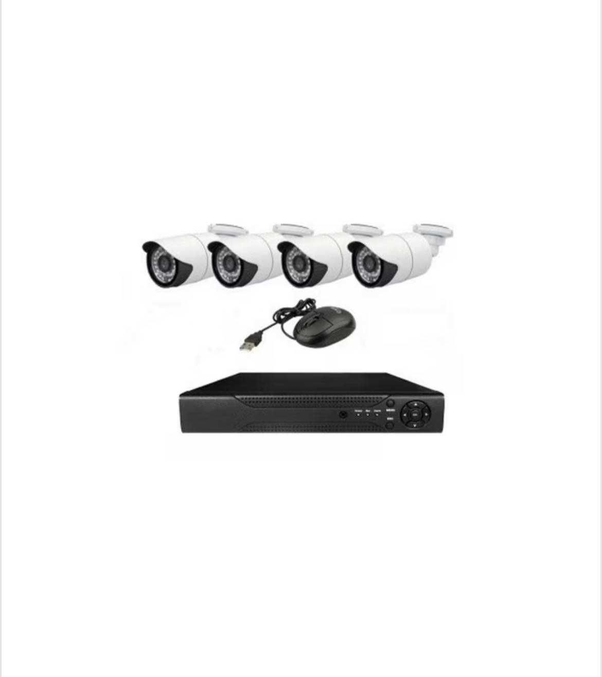 Система за видеонаблюдение DVR 7004h-4 , 4-канална ,HD, 4 камери