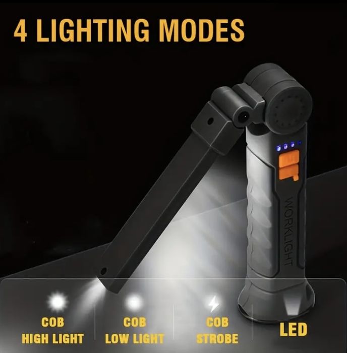 NOUA NEFOLOSITA lanterna reincarcabila magnetica