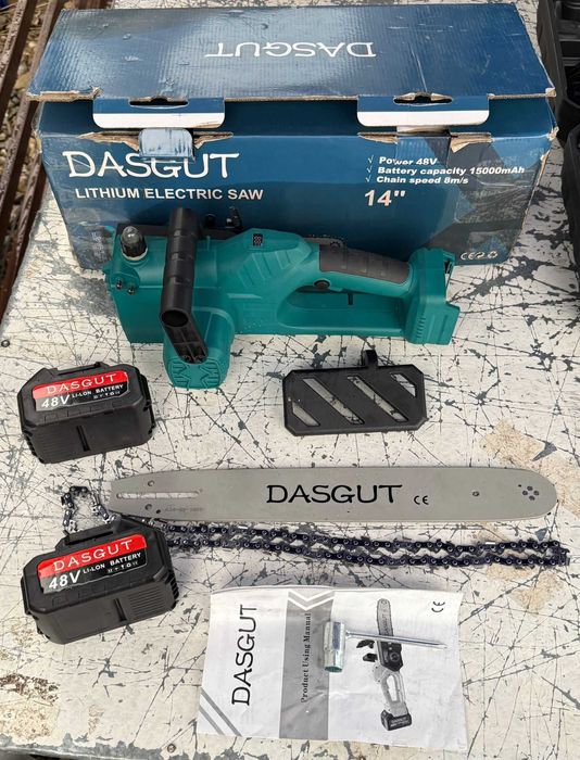 Drujba Motofierastrau 14 inch, 2 Acumulatori, 1Lama, 1Lant,NU PORNESTE