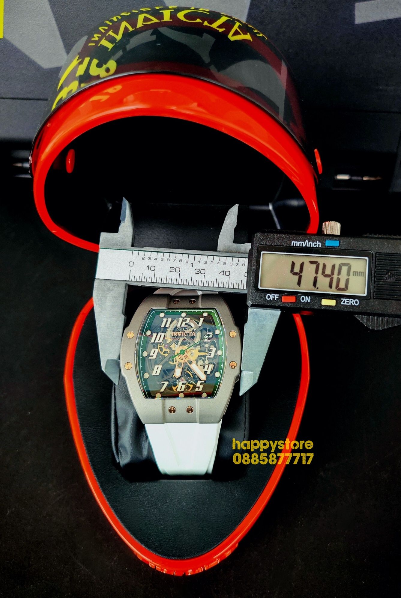 часовник INVICTA JM Correa automatic White Limited edition 47 mm- 59 m