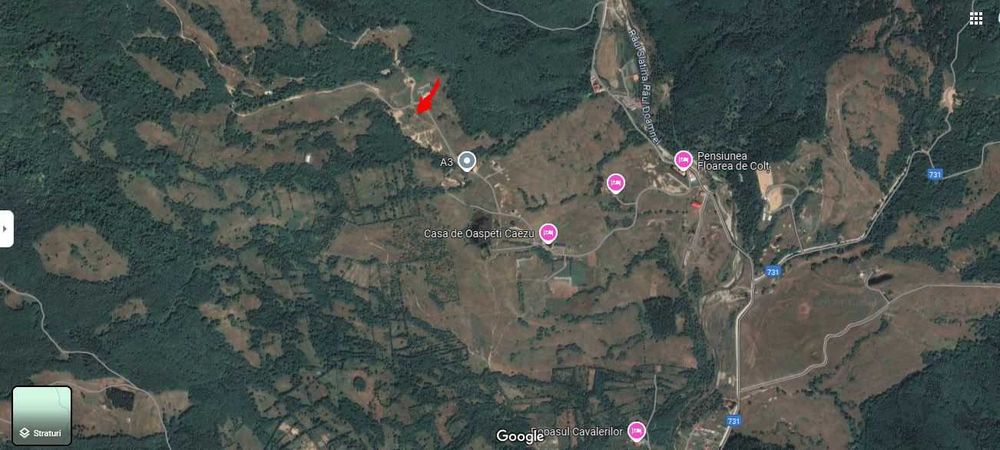 Vand teren Nucsoara zona Pensiune Floare de Colt / Valea Doamnei