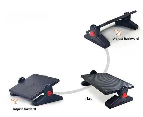 Suport ergonomic pentru picioare inclinare reglabila 2 nivele 50x30 cm